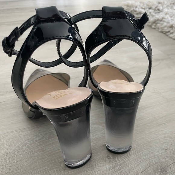 black/ clear heels (only worn once)
4 in heel with ankle strap. Nanette Lepore - Picture 5 of 6